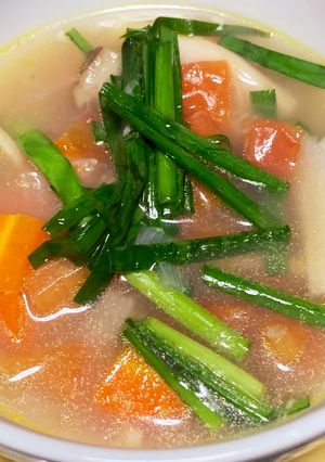 ムール貝の白ワイン蒸しの後のスープ-レシピのメイン写真