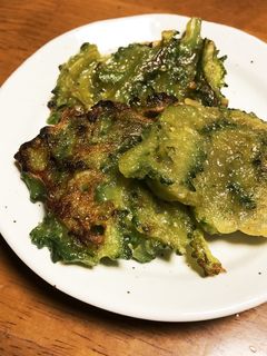 ゴーヤの唐揚げ的かき揚げ-レシピのメイン写真