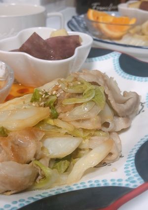 豚バラとはくさいの中華風炒め-レシピのメイン写真