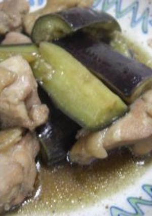 鶏肉となすの炊き合わせ♪-レシピのメイン写真