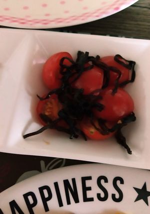 トマトの塩昆布和え-レシピのメイン写真