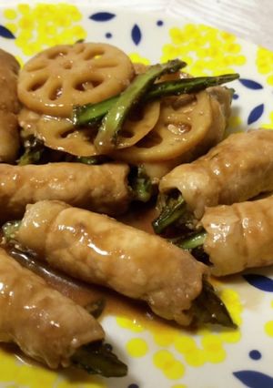 甘酸っぱい四角豆肉巻き-レシピのメイン写真