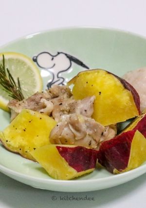 鶏肉とさつまいものレモン煮-レシピのメイン写真