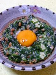 月見納豆-レシピのメイン写真