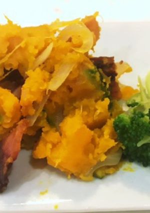カリカリベーコンのかぼちゃ サラダ-レシピのメイン写真