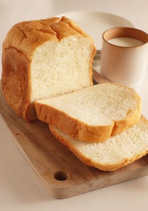 牛乳食パン（HB)-レシピのメイン写真