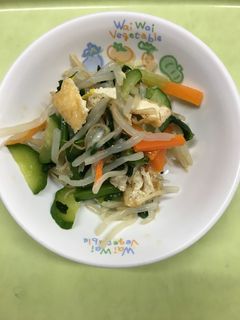 【保育園給食】もやしと油揚げの中華和え-レシピのメイン写真