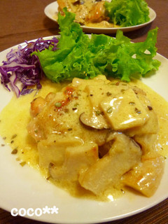 シュクメルリ風♡鶏もも肉のクリームうま煮-レシピのメイン写真