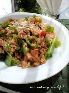 シャキシャキ!レタスとみょうがの炒飯-レシピのメイン写真