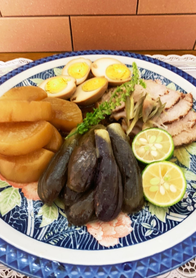 うますぎる煮豚の煮汁で大根と茄子の煮物-レシピのメイン写真