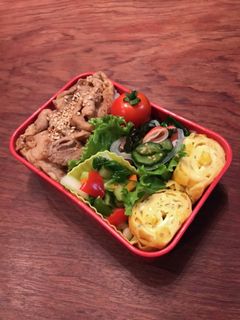 お弁当・・・159生姜焼き弁当-レシピのメイン写真