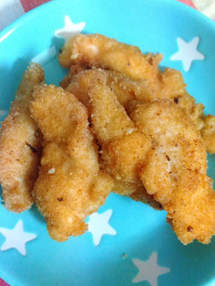 ささみの柿の種の衣揚げ-レシピのメイン写真