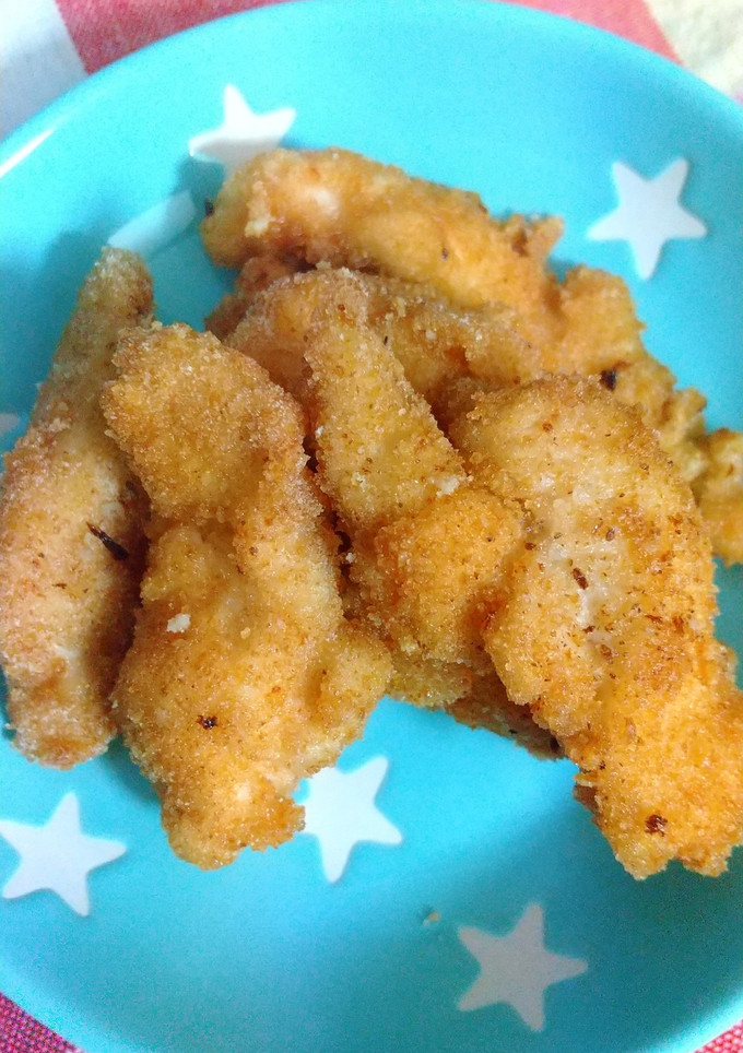 ささみの柿の種の衣揚げ-レシピのメイン写真