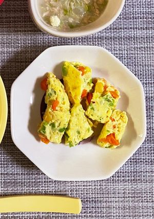 離乳食後期 スパニッシュオムレツ風-レシピのメイン写真