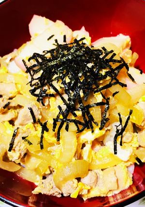 簡単！鍋て親子丼-レシピのメイン写真