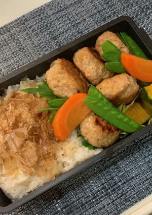 豚ハンバーグ弁当 2020/10/07-レシピのメイン写真