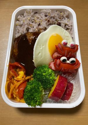 20201008中学2年男子お弁当-レシピのメイン写真