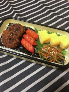 男子高校生弁当★77 のり弁-レシピのメイン写真