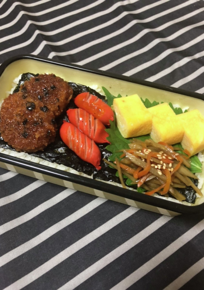 男子高校生弁当★77 のり弁-レシピのメイン写真