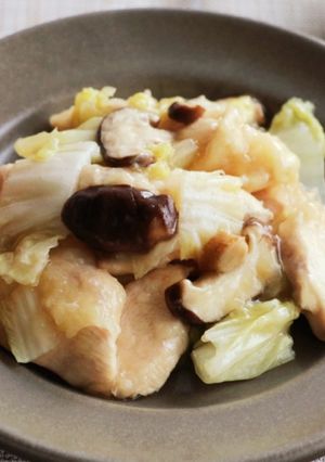 鶏胸肉1枚で♡ほっこり白菜のうま煮-レシピのメイン写真