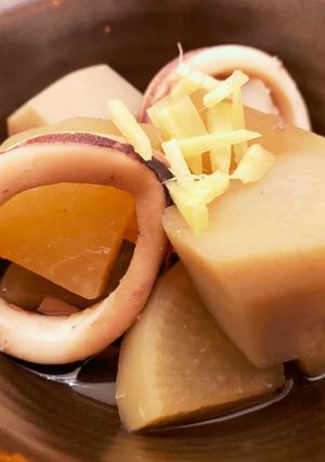 さといもと大根、いかの煮物-レシピのメイン写真