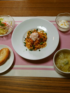 ヨウサマの減塩カニクリームパスタ-レシピのメイン写真
