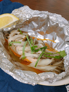 簡単フライパンで♪鮭のホイル焼き-レシピのメイン写真