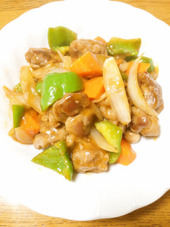豚こま肉で簡単!酢豚風-レシピのメイン写真