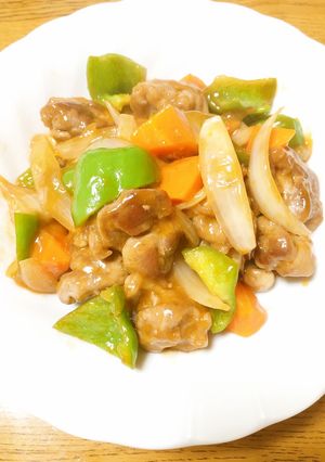 豚こま肉で簡単！酢豚風-レシピのメイン写真