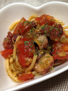 タコとトマトの冷製パスタ☆-レシピのメイン写真
