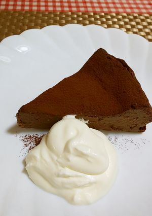 ★糖質オフ！大人の＊チョコチーズケーキ＊-レシピのメイン写真