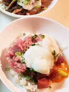 ふわふわとろろ二色丼-レシピのメイン写真