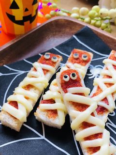 ハロウィン♡おばけちゃんトースト by Rachis 【クックパッド】 簡単