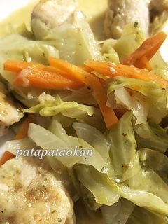 ムネ肉とキャベツのカレー炒め-レシピのメイン写真