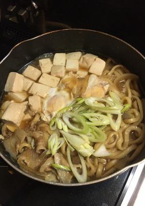 コスパ抜群　肉豆腐うどんすき焼き鍋-レシピのメイン写真