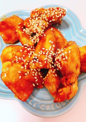 ムネ肉で韓国風甘辛チキン-レシピのメイン写真