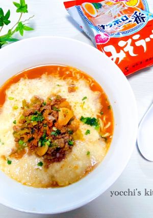 サッポロ一番!至福のネバ肉みそラーメン-レシピのメイン写真