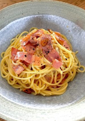 カルボナーラ(生クリーム不要)-レシピのメイン写真