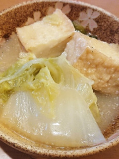 白菜と厚揚げのクリーム煮風-レシピのメイン写真