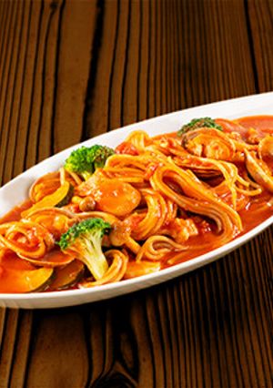 野菜たっぷり◎トマトソースパスタ-レシピのメイン写真