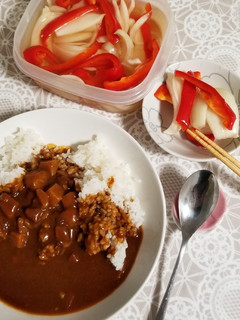 玉ねぎ&赤パプリカの甘酢漬け-レシピのメイン写真