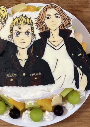 バースデーケーキのチョコ-レシピのメイン写真