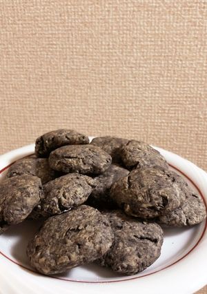 簡単にすぎるHMで黒ごまクッキー-レシピのメイン写真