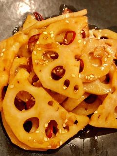 蓮根のバルサミコ酢炒め-レシピのメイン写真