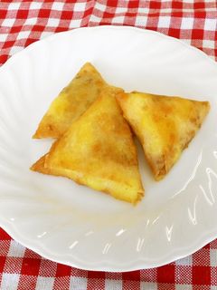【松噛むカム】春巻の皮deサモサ-レシピのメイン写真