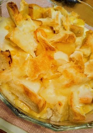 残ったホワイトシチューで簡単パングラタン-レシピのメイン写真