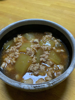 冬瓜と鶏ひき肉のあんかけ-レシピのメイン写真