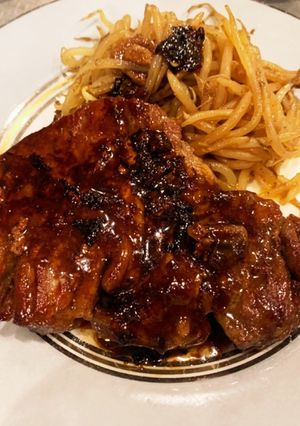 味噌だれとははつゆで簡単トンテキ-レシピのメイン写真