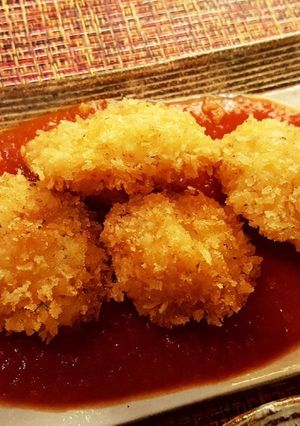 ホタテフライ。トマトソース。-レシピのメイン写真