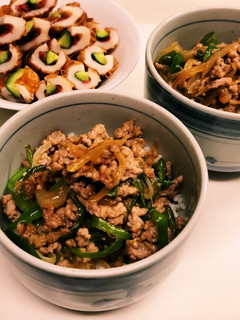 ☆時間がない時のクイック豚肉そぼろ丼♪-レシピのメイン写真
